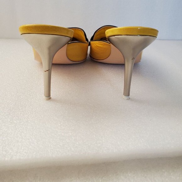 Vero Guoio Patent Leather Shoe Wedge. Size 38 ½ - Picture 10 of 12